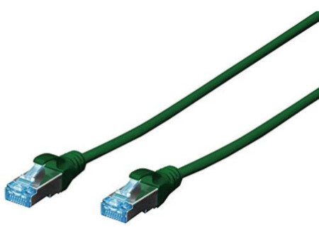 DIGITUS Câble patch Cat. 5e, SF/UTP, 1,0 m, vert