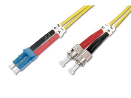 DIGITUS Câble Patch à fibres optiques LC-Duplex - 2 x ST