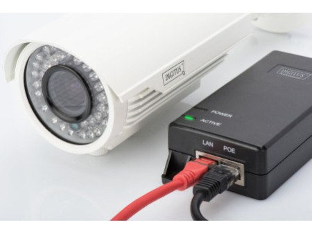 DIGITUS Injecteur PoE+, 802.3at, 30 watts, tension de sortie