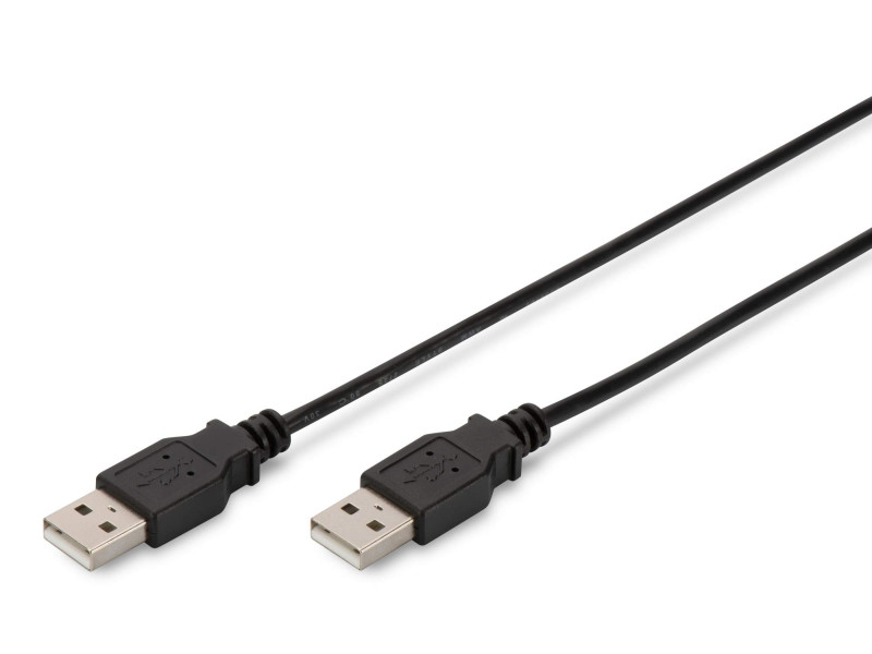 DIGITUS Câble USB 2.0, USB-A mâle - USB-A mâle, 1,0 m