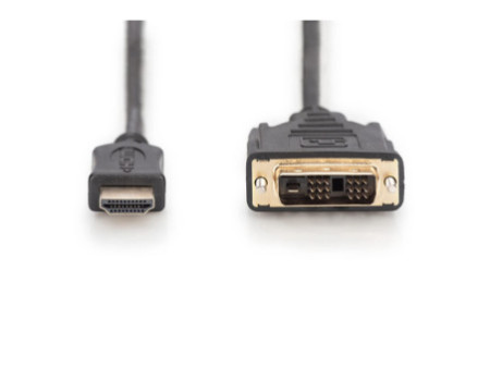 DIGITUS Câble pour moniteur HDMI - DVI-D 18+1, 2,0 m