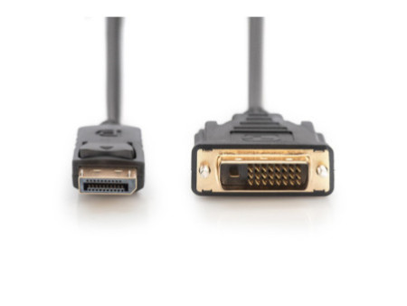 DIGITUS Câble adaptateur, DP - DVI-D 24+1, 2,0 m