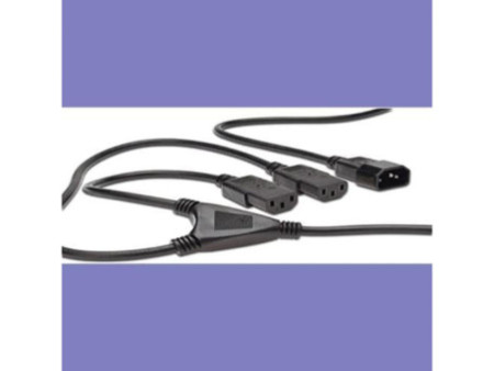 DIGITUS Câble d'alimentation en Y, 1,7 m, fiche C14
