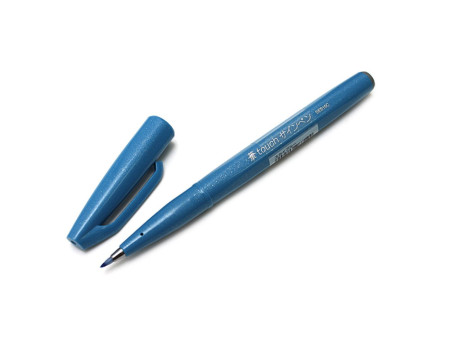 PentelArts Stylo feutre Brush Sign Pen SES 15, bleu clair