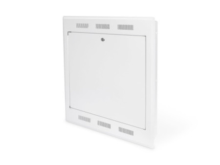 DIGITUS Coffret mural 19' Flush Mount, 2 U, gris clair