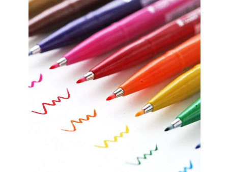 PentelArts Stylo feutre Brush Sign Pen SES 15, jaune