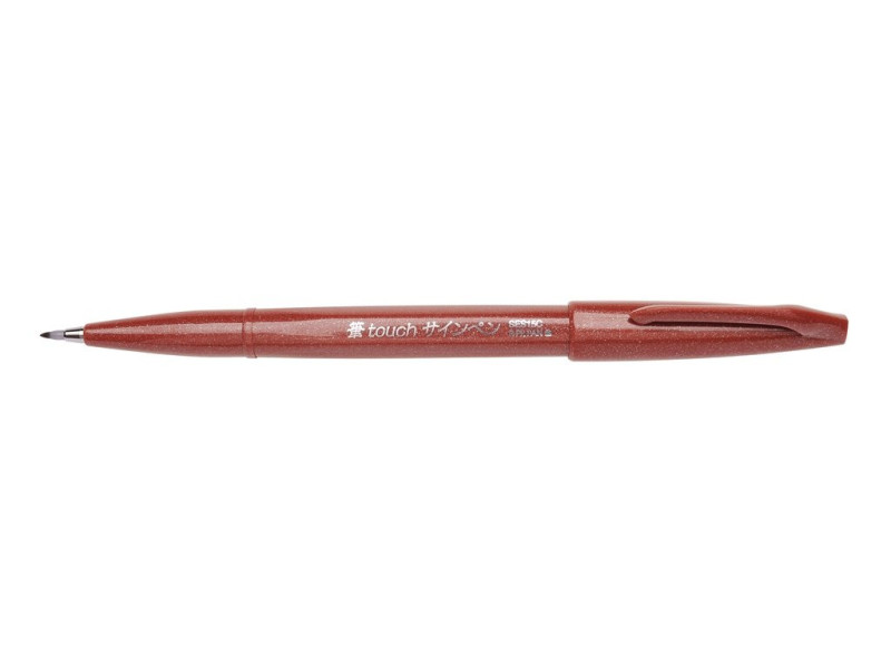 PentelArts Stylo feutre Brush Sign Pen SES 15, marron