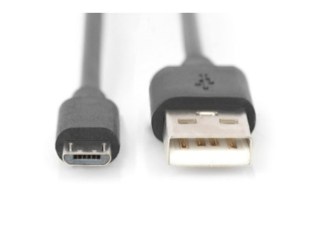 DIGITUS Câble de connexion USB 2.0, USB-A-micro USB-B, 1,8 m