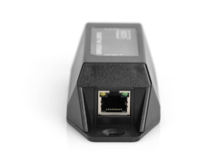 DIGITUS Gigabit PoE + Extender, 100 m, couleur: noir