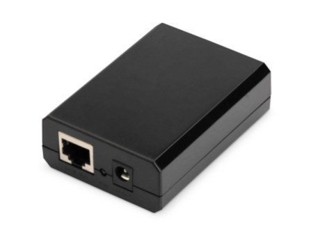DIGITUS Répartiteur PoE+ Gigabit, RJ45 - RJ45, 24W, noir