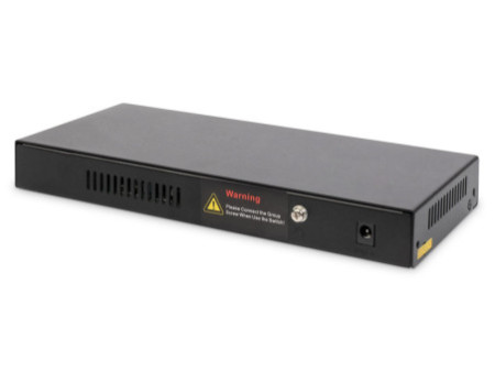 DIGITUS Switch de bureau Gigabit Ethernet PoE, 8 ports