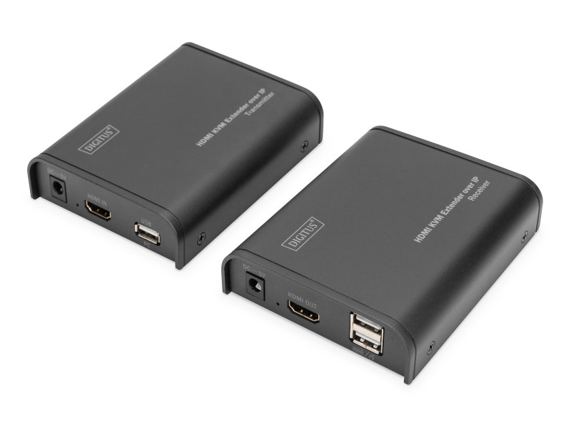 DIGITUS Amplificateur HDMI KVM, Local + Remote, 120 m