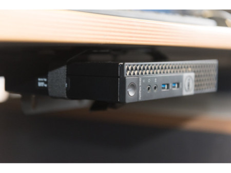 DIGITUS Support pour mini PC de bureau, pince de fixation