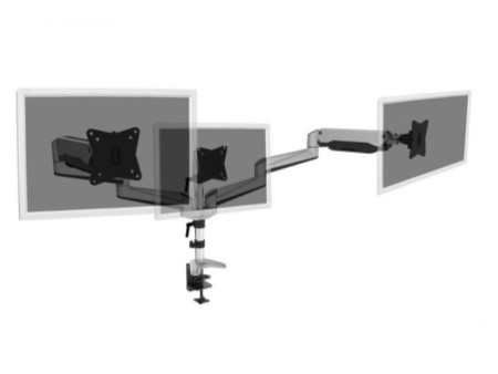 DIGITUS Bras support écran TFT/LCD avec vérin à gaz, triple