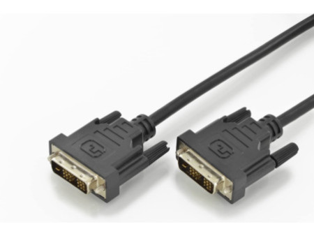 DIGITUS Câble DVI-D 18+1, Single Link, noir, 2,0 m