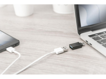 DIGITUS Adaptateur USB, USB-C - USB-A, noir