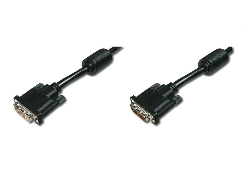 DIGITUS Rallonge DVI, 5,0 m, noir