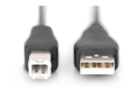 DIGITUS Câble de raccordement USB, USB-A - USB-B mâle, 1 m