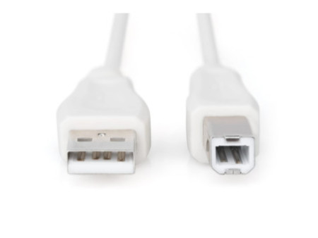 DIGITUS Câble de raccordement USB, fiche mâle USB-A - USB-B
