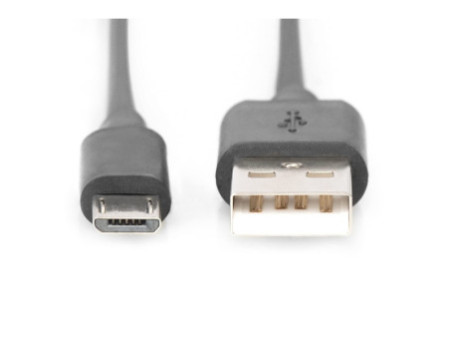 DIGITUS Câble de raccordement US 2.0, USB-A - USB-B micro