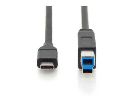 ASSMANN Câble de raccordement USB 3.0, USB-C - USB-B, 1,8 m