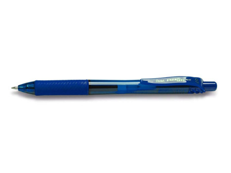 Pentel Roller encre gel liquide EnerGel-X BL107, étui de 4