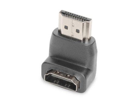 DIGITUS Adaptateur HDMI courbé à 90 degrés, HDMI-A