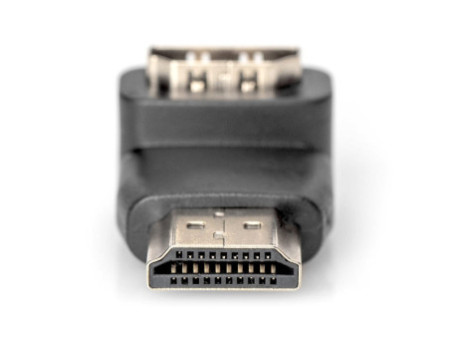 DIGITUS Adaptateur HDMI courbé à 90 degrés, HDMI-A