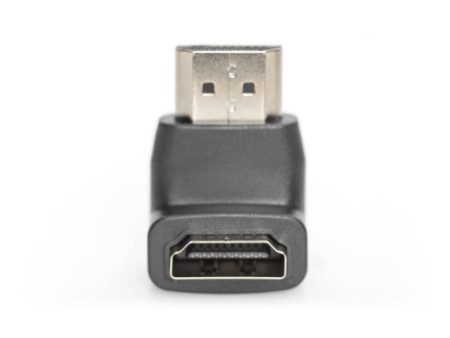 DIGITUS Adaptateur HDMI courbé à 90 degrés, HDMI-A