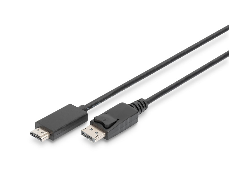 DIGITUS Câble d'adaptateur DisplayPort 1.2, DP - HDMI-A, 1 m