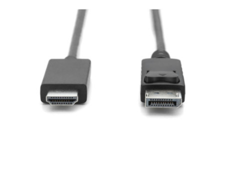 DIGITUS Câble d'adaptateur DisplayPort 1.2, DP - HDMI-A, 1 m