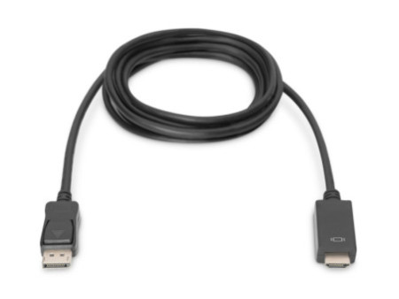 DIGITUS Câble d'adaptateur DisplayPort 1.2, DP - HDMI-A, 2 m
