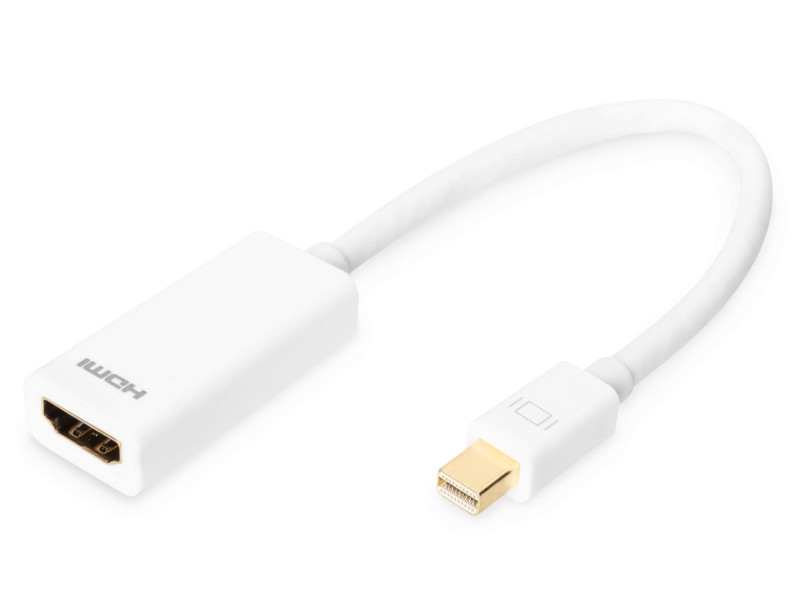 DIGITUS Adaptateur DisplayPort 1.1a, mDP - HDMI-A, 0,15 m