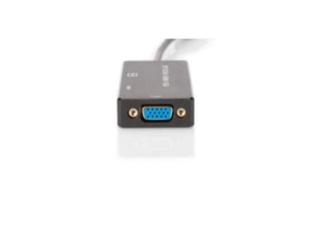 DIGITUS Convertisseur 3en1 DisplayPort 1.2, DP- HDMI+DVI+VGA