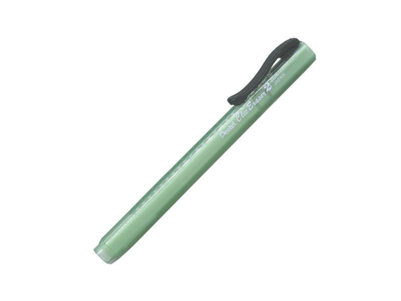 Pentel Stylo-gomme ClicEraser2 ZE11T, vert-transparent