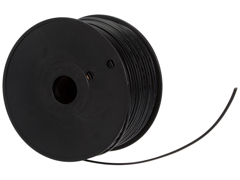 DIGITUS Câble méplat téléphonique,4 conducteurs, 100 m, noir