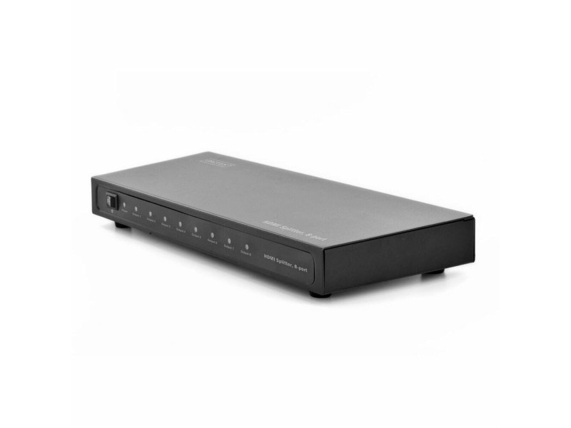 DIGITUS HDMI Video Splitter, 8 ports, boîtier métallique