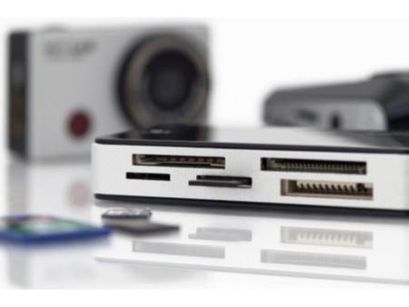 DIGITUS Lecteur de carte USB 3.0 'All-in-one', noir / argent