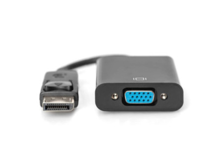 DIGITUS Câble adaptateur, DisplayPort - HD15, 0,15 m, noir
