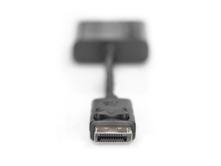 DIGITUS Câble adaptateur, DisplayPort - HD15, 0,15 m, noir