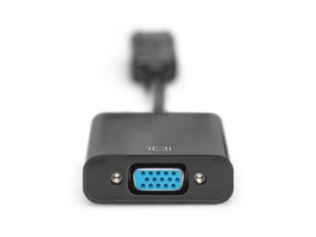 DIGITUS Câble adaptateur, DisplayPort - HD15, 0,15 m, noir