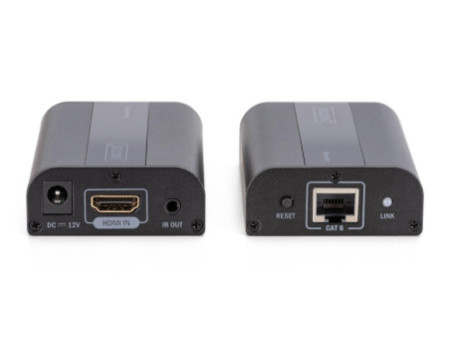 DIGITUS Kit amplificateur 4K HDMI, 4K/60Hz, HDMI 2.0, 30/60m