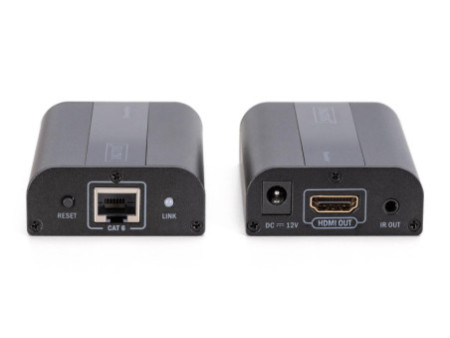 DIGITUS Kit amplificateur 4K HDMI, 4K/60Hz, HDMI 2.0, 30/60m