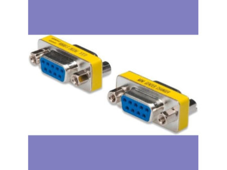 DIGITUS Mini changeur de genre, 9 broches Sub-D, femelle