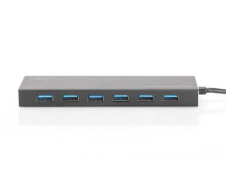 DIGITUS Hub USB 3.0 Super Speed, 7 ports, avec alimentation