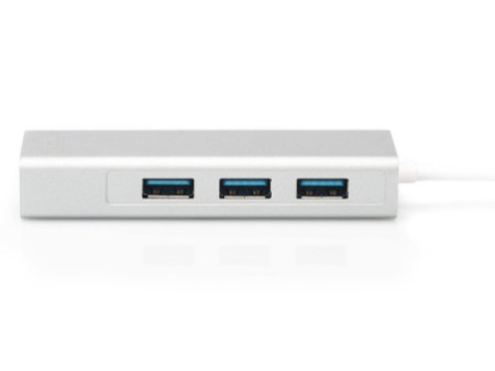DIGITUS Hub USB 3.0 Super Speed, 3 ports + éthernet