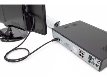 DIGITUS Câble de raccordement High Speed, HDMI-A-HDMI-A, 2 m
