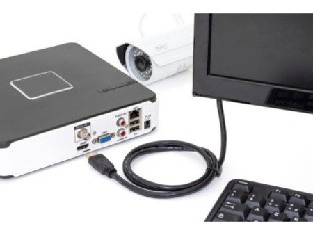 DIGITUS Câble de raccordement High Speed, HDMI-A-HDMI-A, 3 m