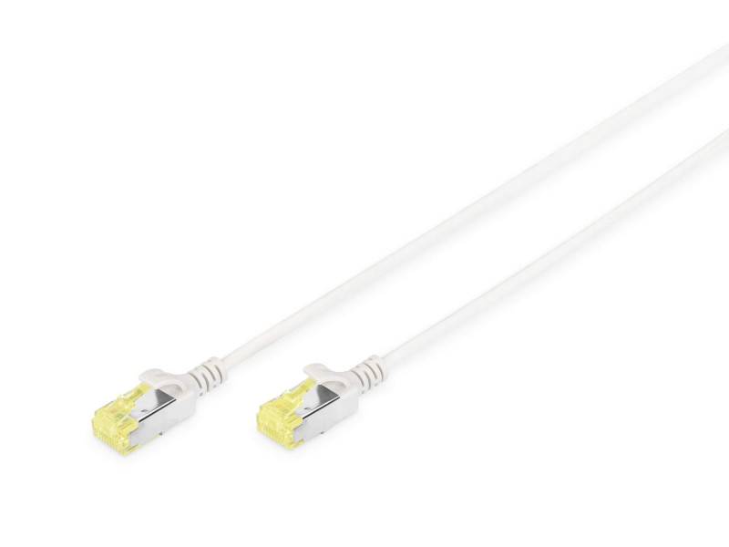 DIGITUS Câble de brassage Slim, Cat. 6A, U/FTP, 1,0 m