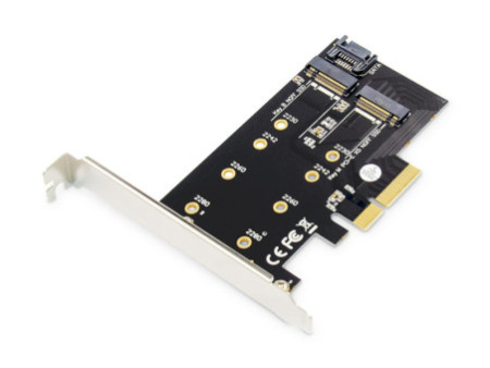 DIGITUS Carte Add-On M.2 NGFF/NVMe SSD PCI Express 3.0 (x4)